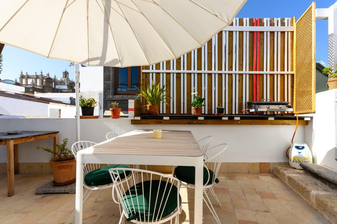 Open Air Historic Penthouse Vegueta Apartment ลาสปัลมาส เด กรานคานาเรีย ภายนอก รูปภาพ