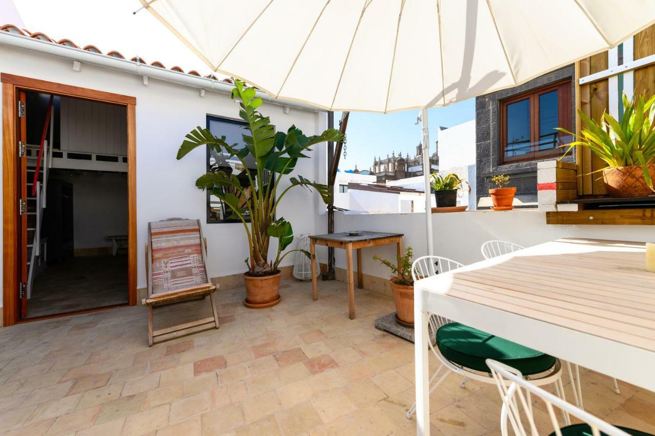 Open Air Historic Penthouse Vegueta Apartment ลาสปัลมาส เด กรานคานาเรีย ภายนอก รูปภาพ